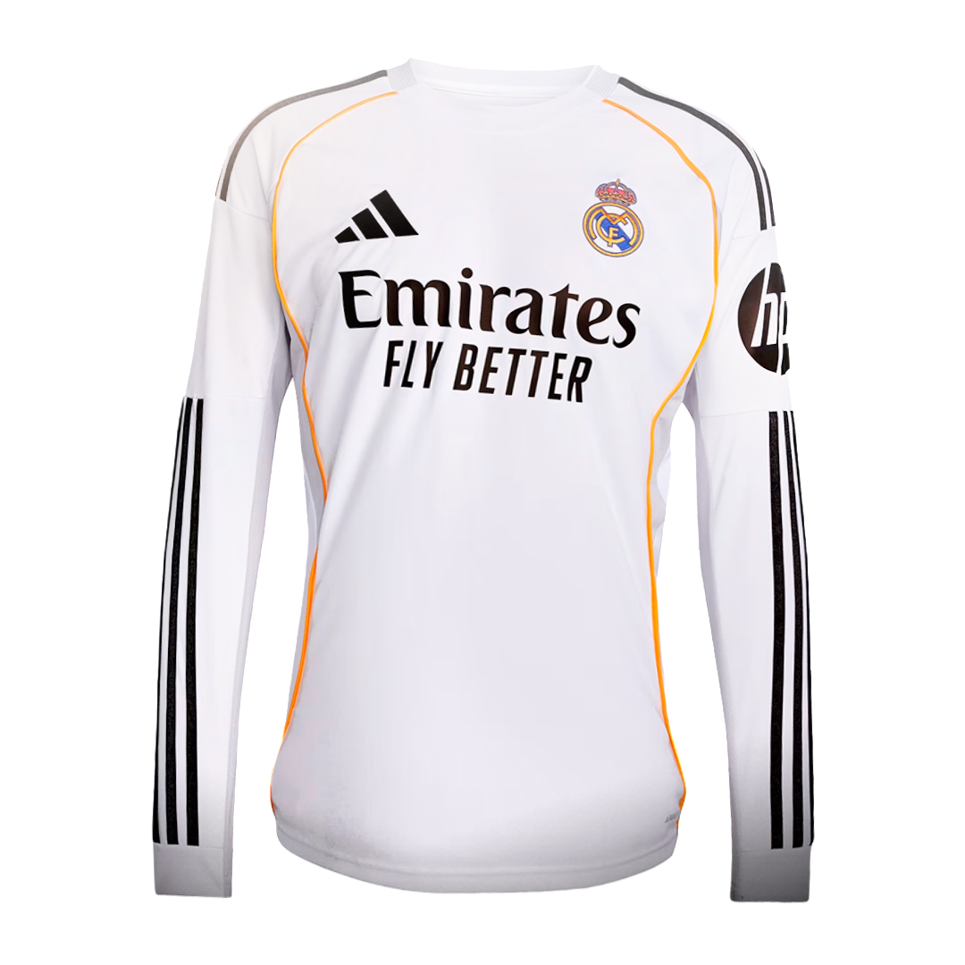 Jersey Real Madrid - Home Kit - 2025/26 - Long Sleeve