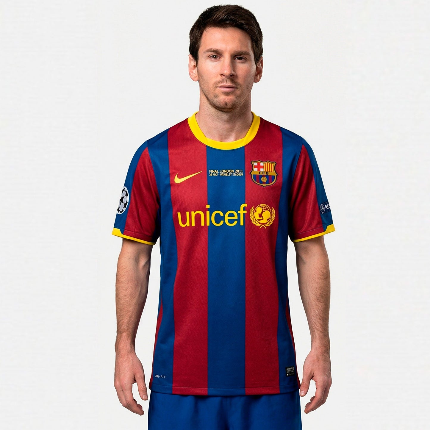Barcelona 2011 London Final Jersey - #MESSI10