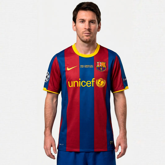 Barcelona 2011 London Final Jersey - #MESSI10