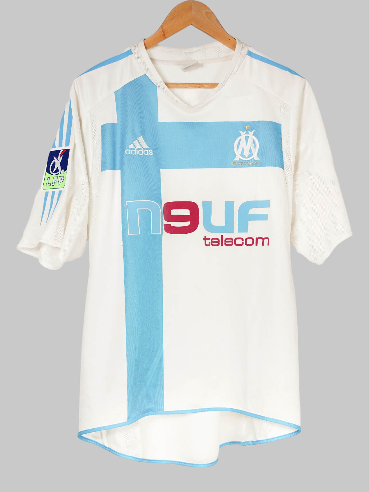 2004/05 Marseille Nasri #22 Home Shirt (L) Adidas