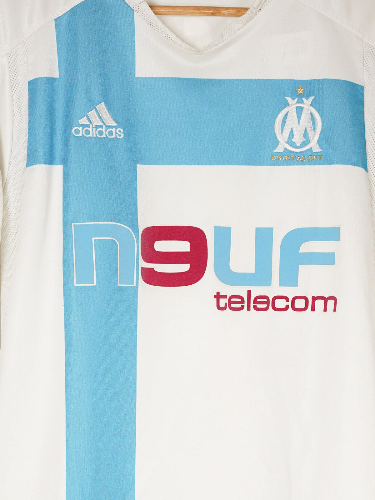 2004/05 Marseille Nasri #22 Home Shirt (L) Adidas
