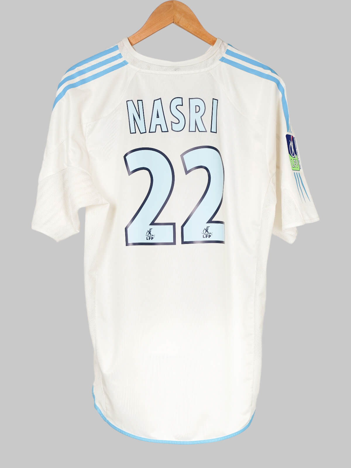2004/05 Marseille Nasri #22 Home Shirt (L) Adidas