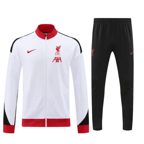 Liverpool 24/25 Tracksuit (White/Black)