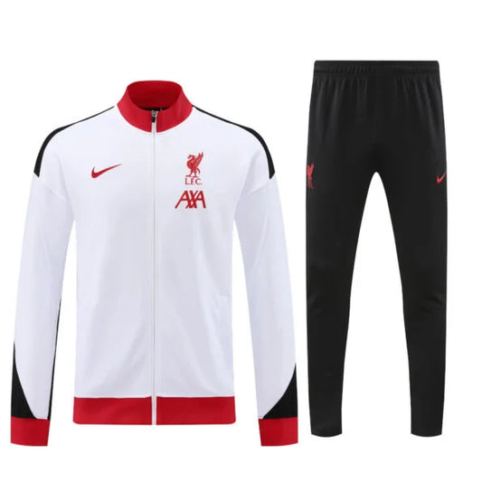 Liverpool 24/25 Tracksuit (White/Black)