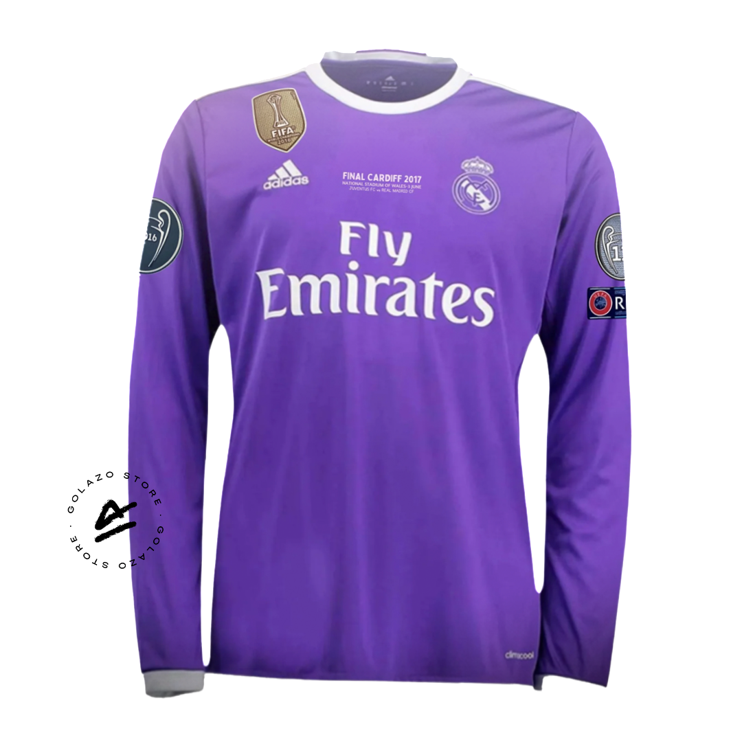 Real Madrid Jersey Retro - 2016/17 + Patch Champions League + World Cup
