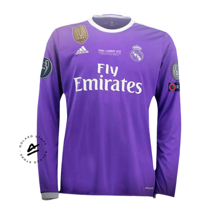 Real Madrid Jersey Retro - 2016/17 + Patch Champions League + World Cup