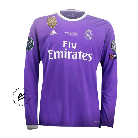 Real Madrid Jersey Retro - 2016/17 + Patch Champions League + World Cup