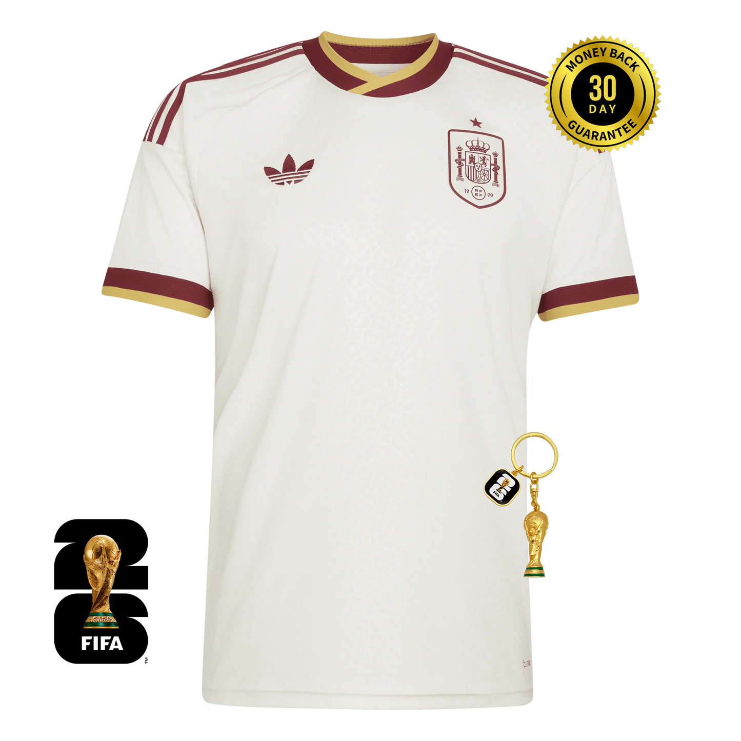 Jersey Away Spain World Cup 2026 + Keychain FREE