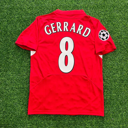 Liverpool 2005 Champions League Final Red Retro Jersey