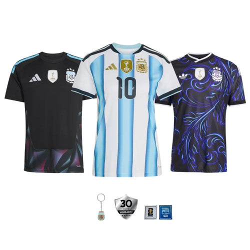 COMBO Argentina Home, Away and Goalkeeper WorldCup 2026