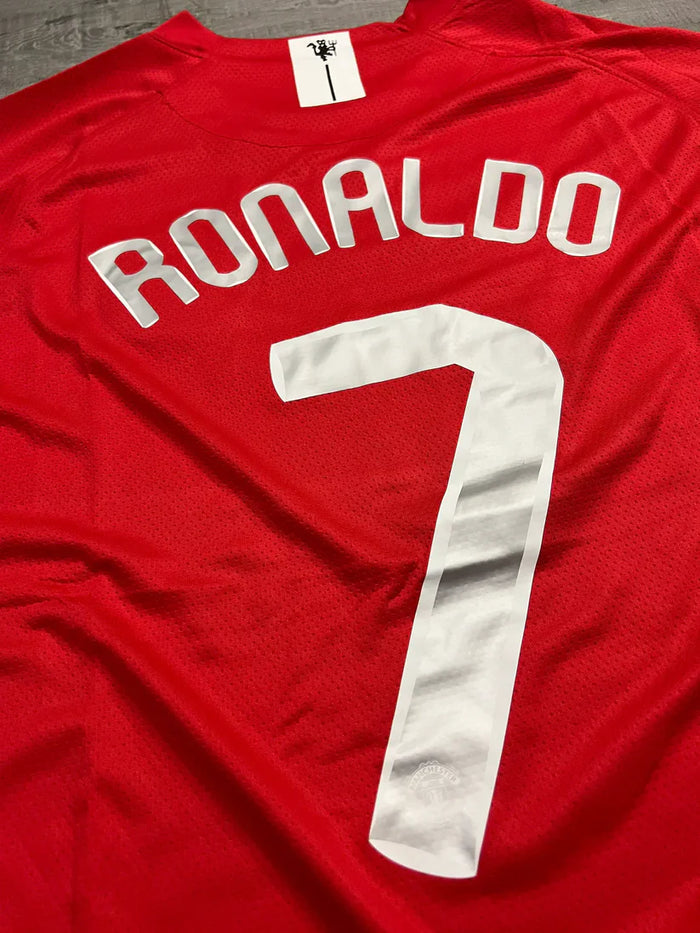 Ronaldo #7 Manchester United Retro Jersey 2007/08 - Long Sleeve