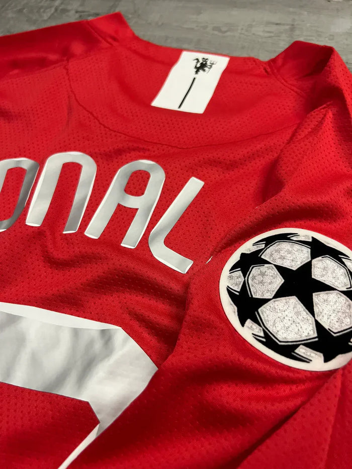 Ronaldo #7 Manchester United Retro Jersey 2007/08 - Long Sleeve